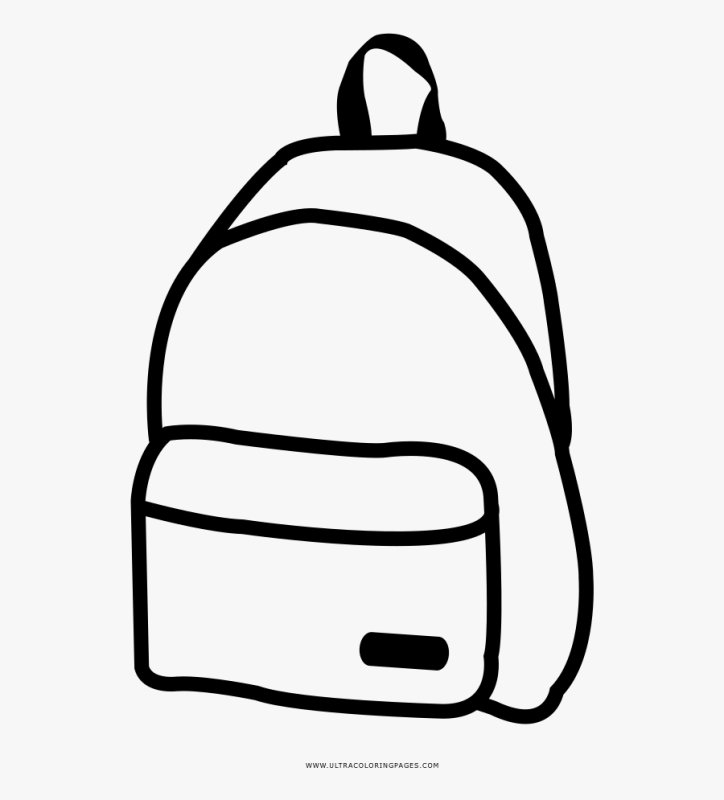 Портфель раскраска для детей