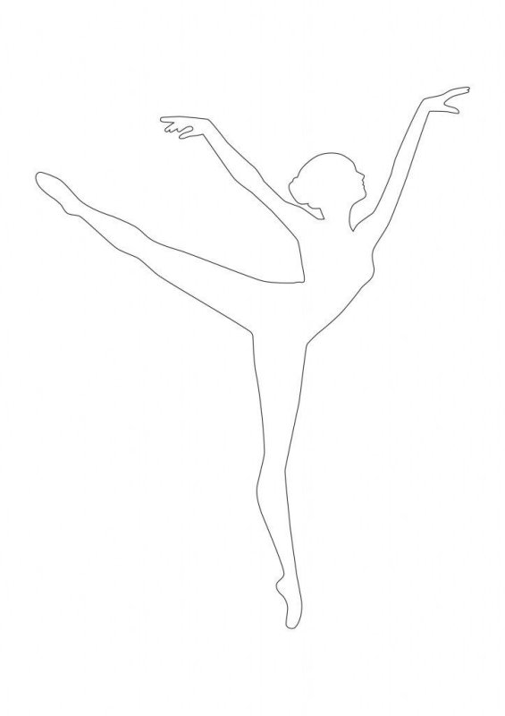 Снежинка балеринка трафарет