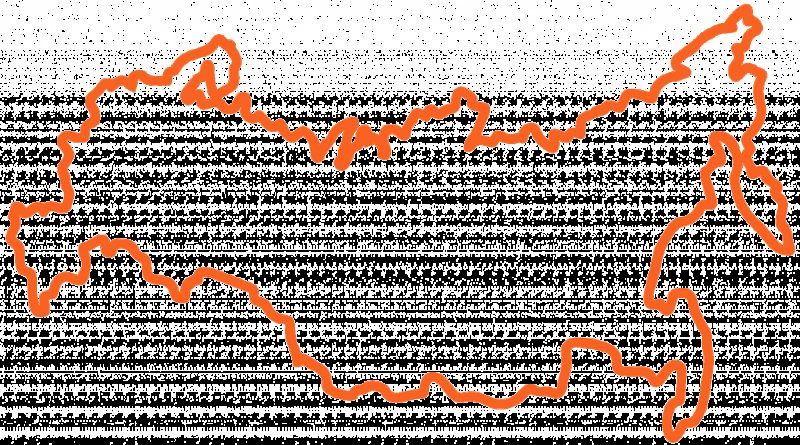 Очертания России