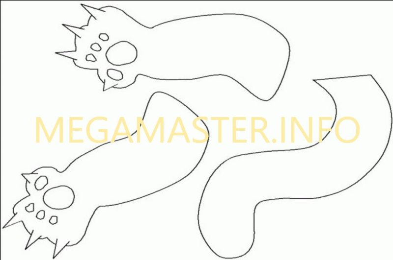 Шаблоны котов для аппликации