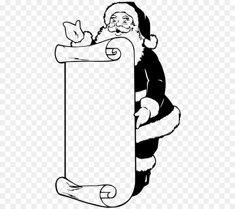 Новогодние картинки черно белые