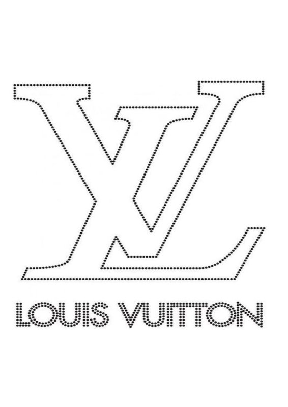 Lv трафарет