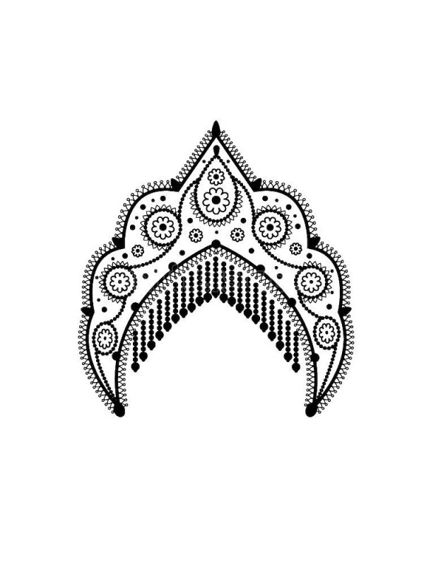 Кокошник эскиз