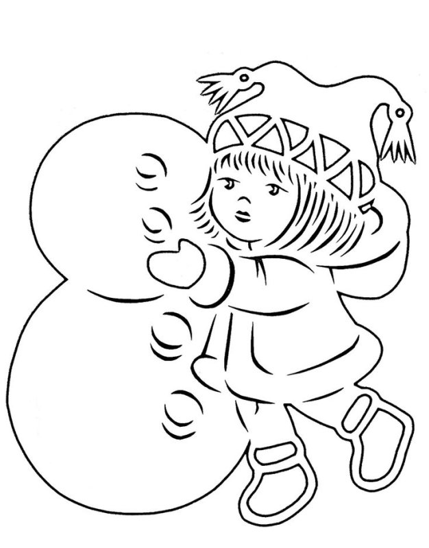 Вытынанки зимние