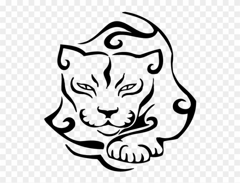 Трафарет пантеры