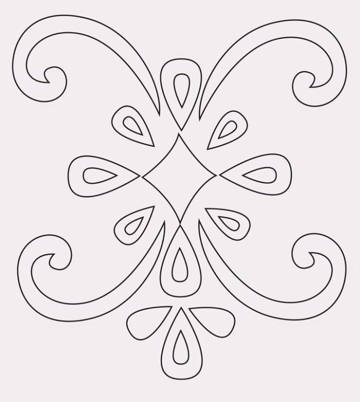 Трафарет "восточные узоры"