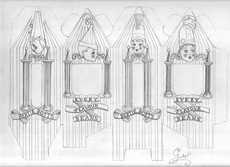 Распечатки Гарри Поттер Берти Боттс