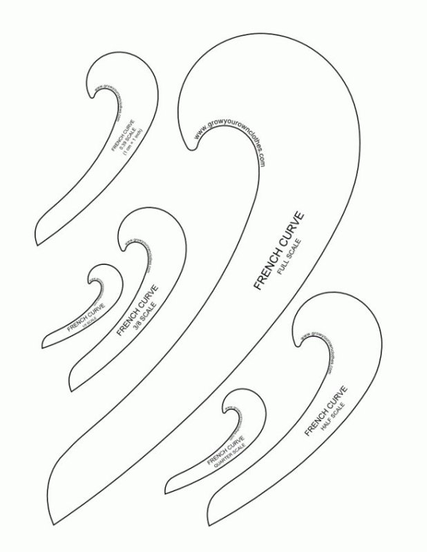 Лекало чертежное