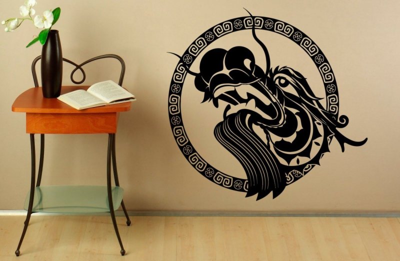 Китайский дракон в интерьере