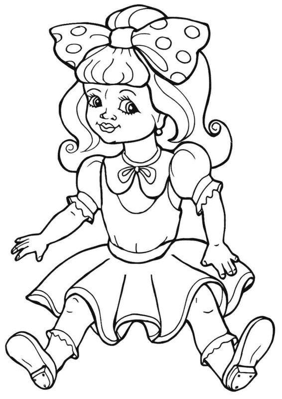 Раскраска Буратино и Мальвина