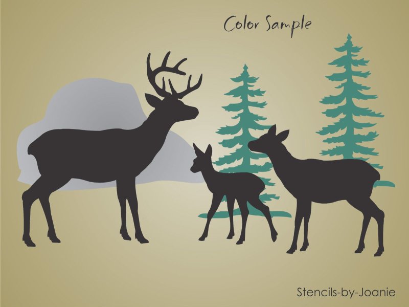 Макет оленя