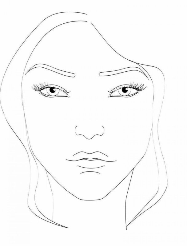 Лицо для макияжа