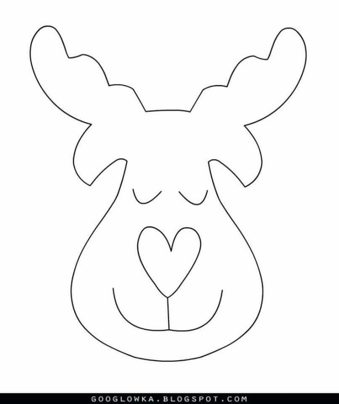 Трафарет игрушки на елку