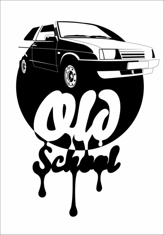 Трафарет наклейки на авто