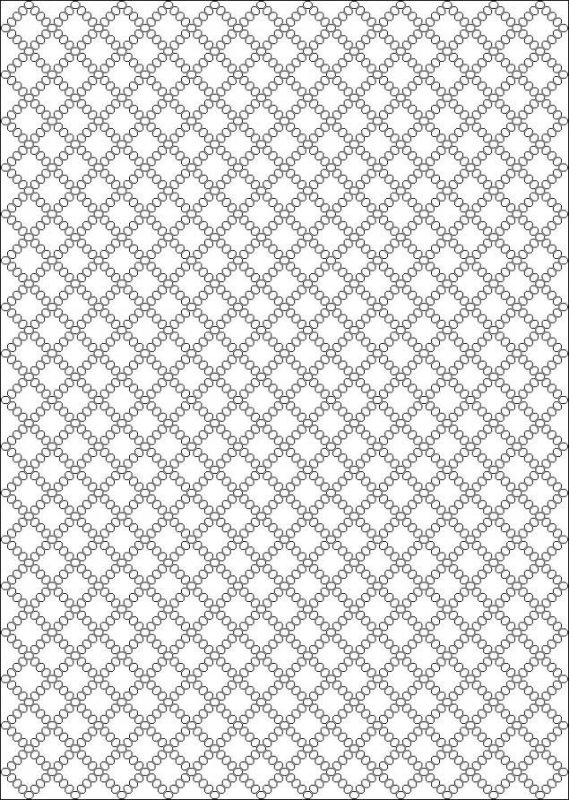 Сетка для мозаичного плетения бисером