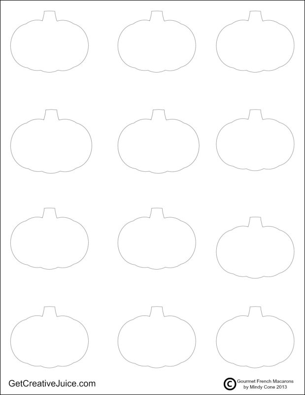 Формы для макаронс трафарет