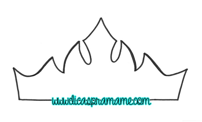 Выкройка короны