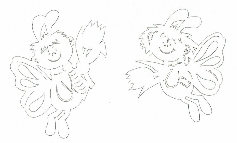 Весенние вырезалки на окна