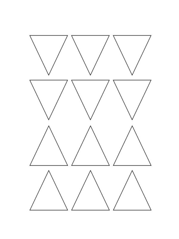 Треугольник раскраска