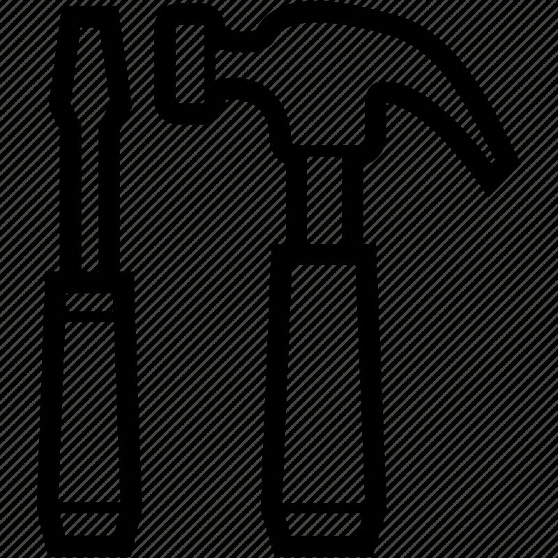 Молоток контур