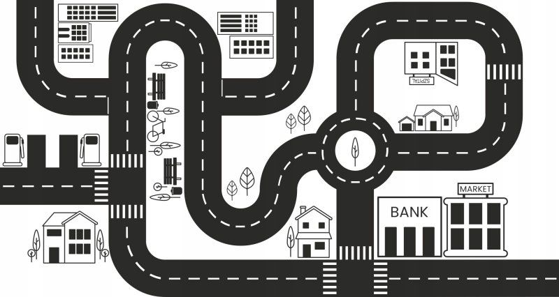 Макет дороги для детского