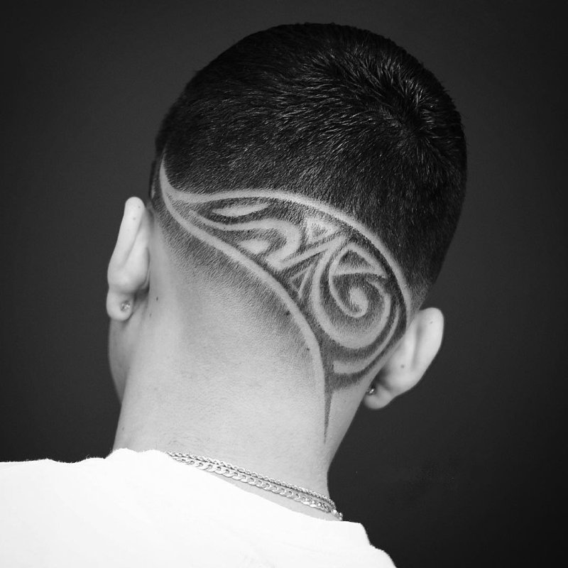 Стрижка с рисунком