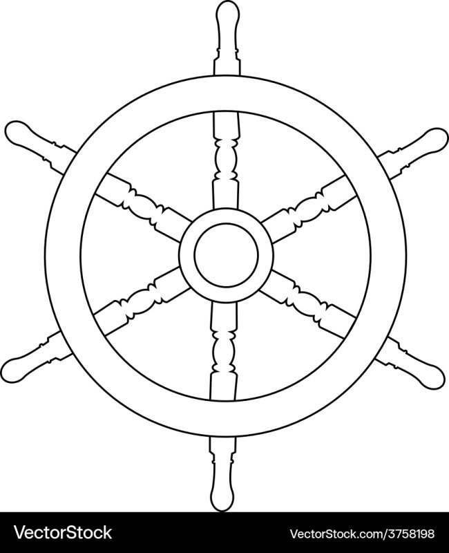 Штурвал корабля для детей