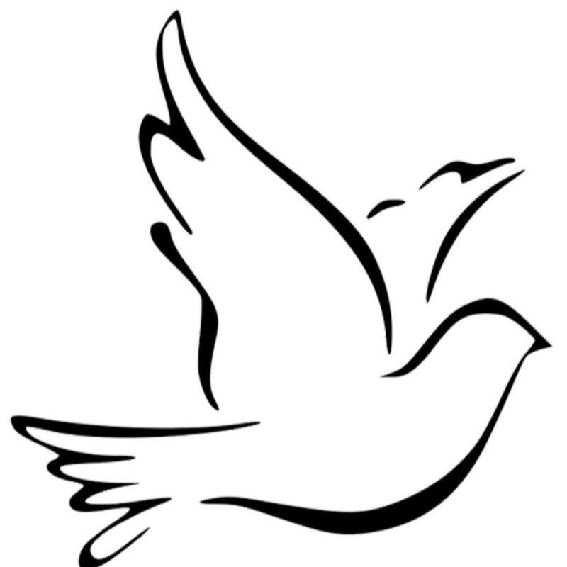 Трафарет птицы для вырезания