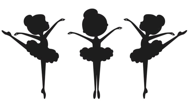 Балерины трафареты для вырезания
