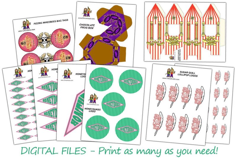 Гарри Поттер из бумаги схемы