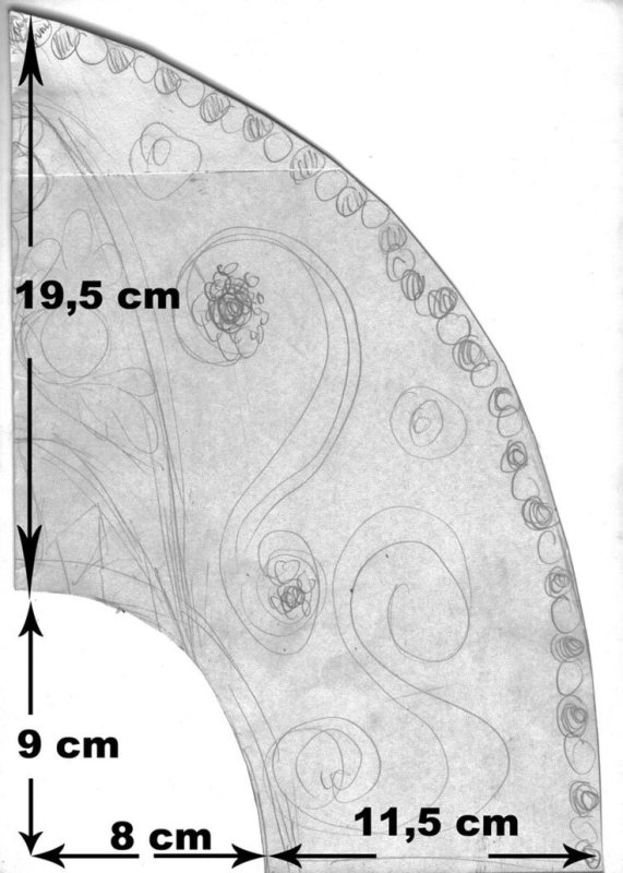Кокошник Снегурочки своими руками выкройка