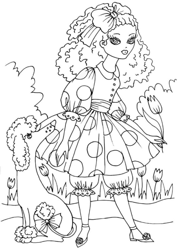 Раскраска Буратино и Мальвина