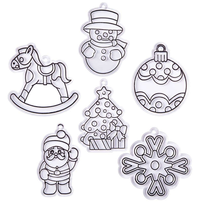 Набор витражей новогодний