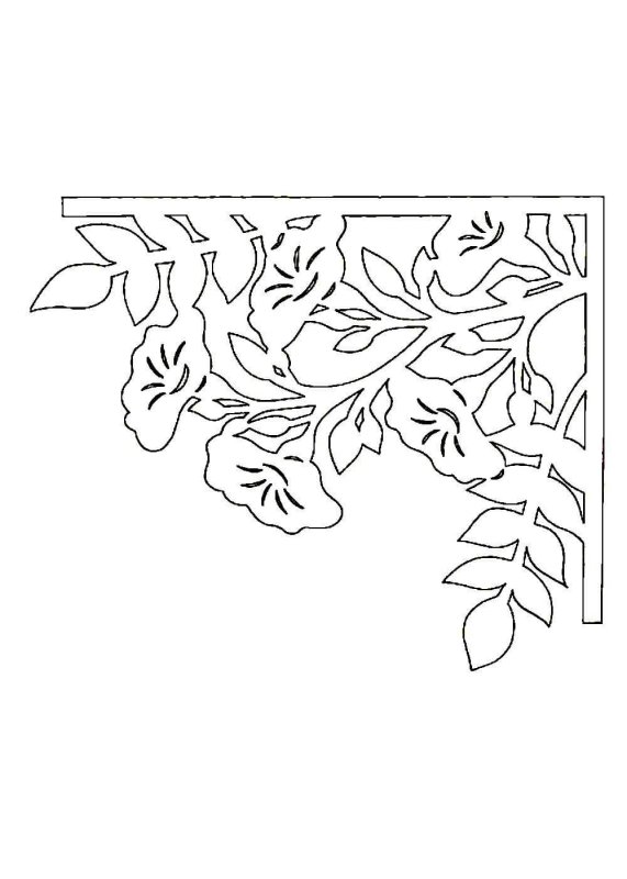 Шаблоны цветов на окна