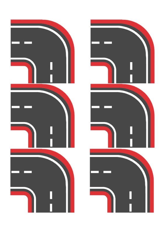 Автодорога с машинкой