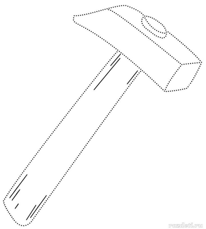 Раскраски инструменты строительные