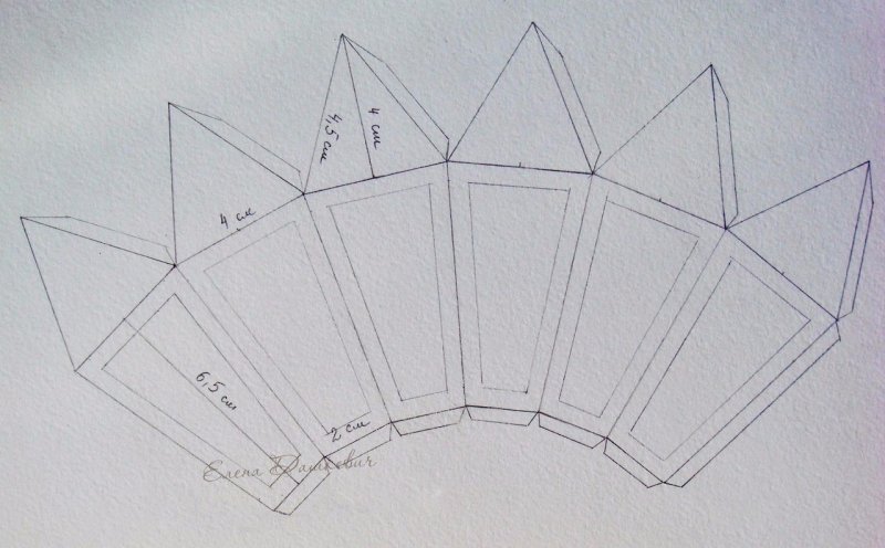 Фонарь из картона