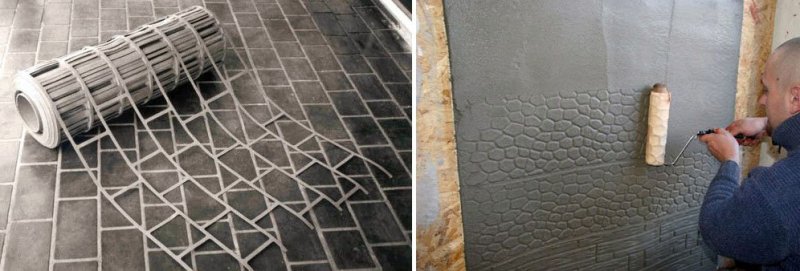 Сетка для имитации кирпичной кладки