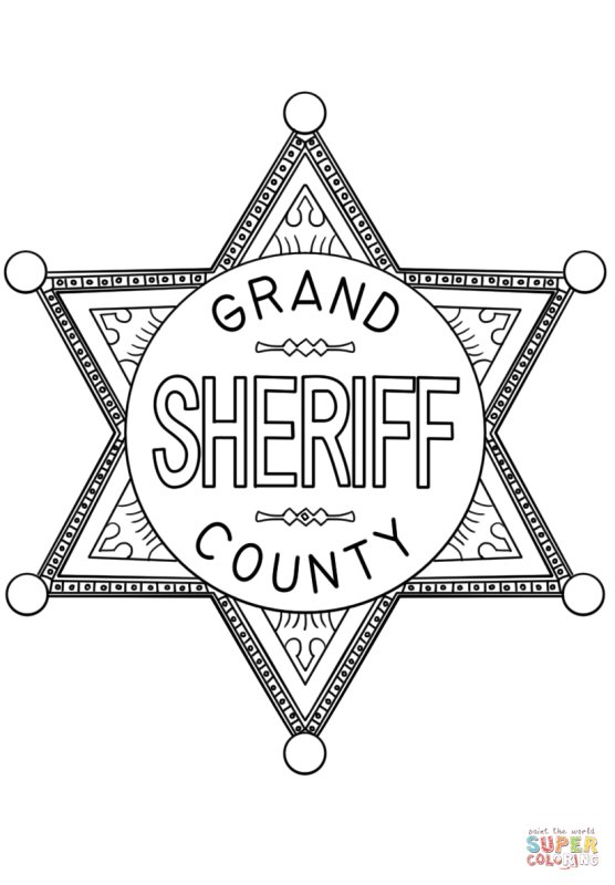 Значок шерифа