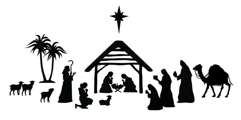 Рождество силуэт