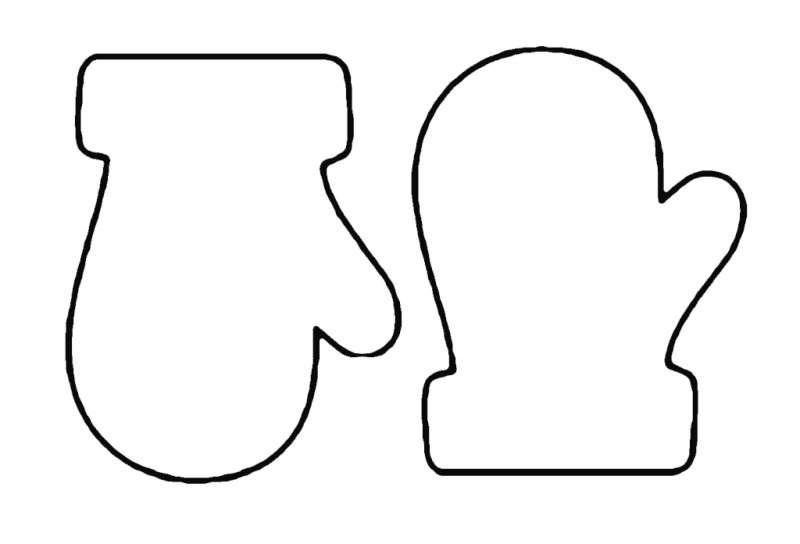 Варежки для вырезания