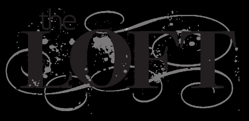 Трафарет надписи в стиле лофт