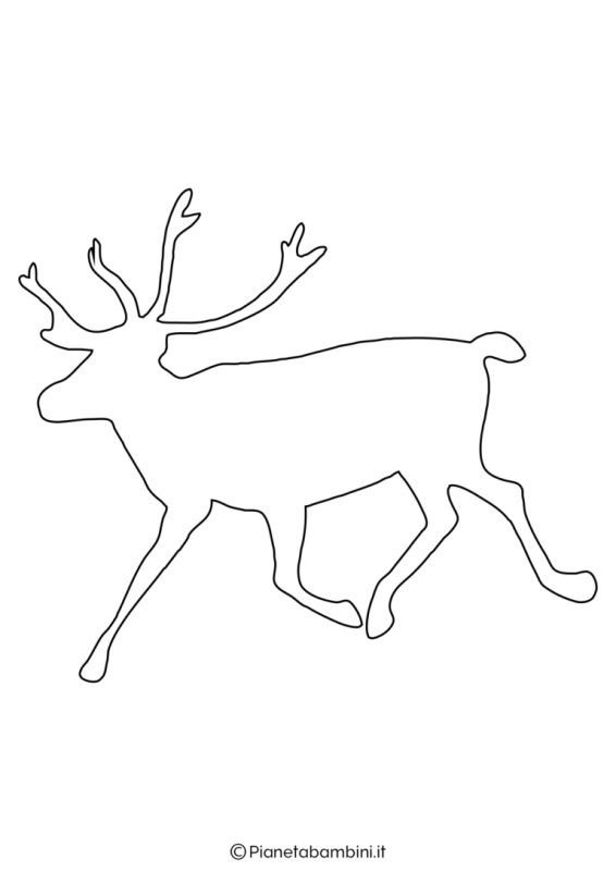 Трафарет "олени"