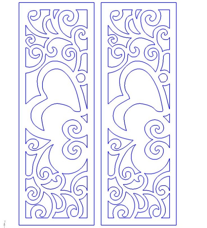 Трафарет ажурный