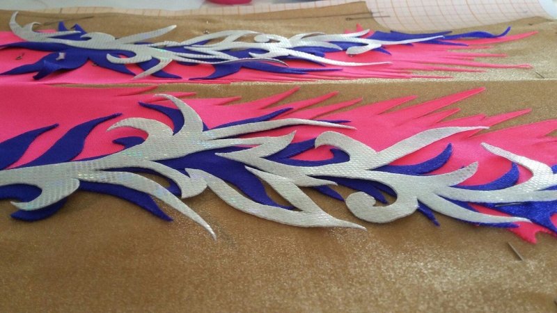 Трафарет для купальников для художественной