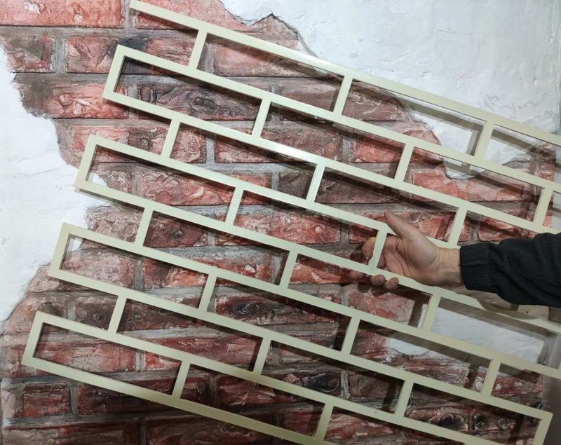 Трафарет для имитации кирпичной кладки