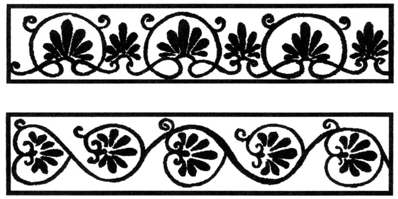 Пальметта орнамент древней Греции