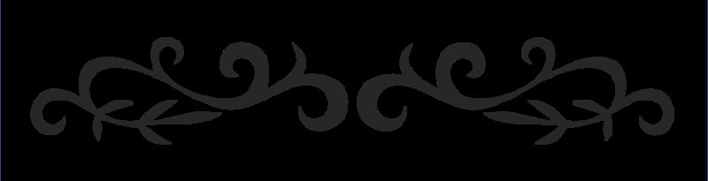 Трафарет вензеля для декора