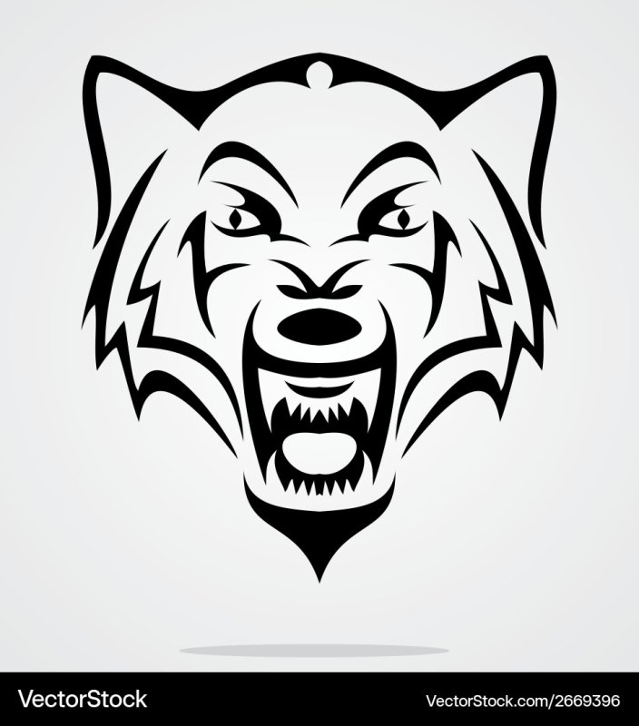 Волк вектор