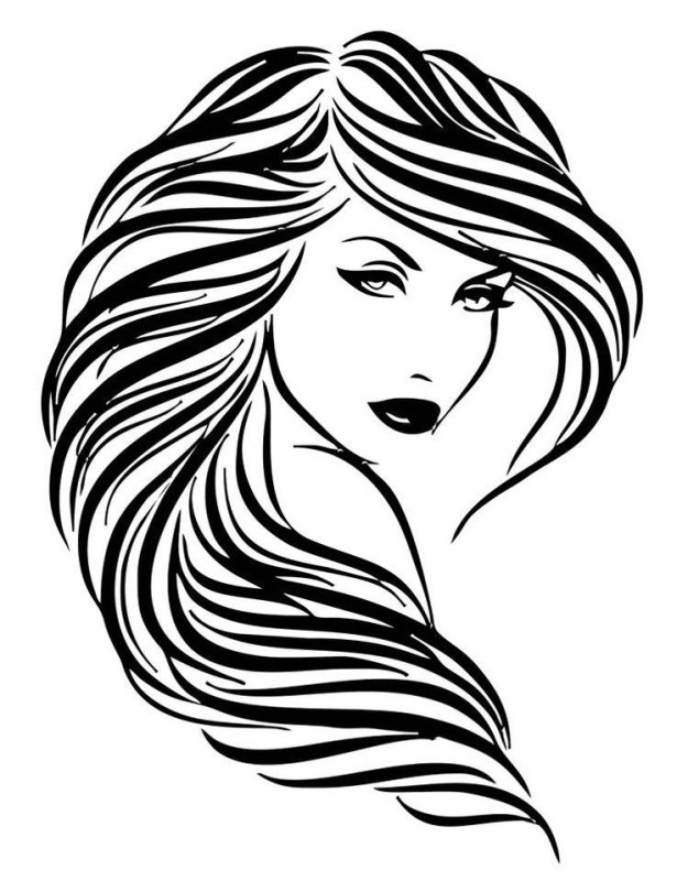 Женщина рисунок